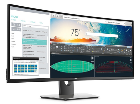 Écran incurvé Dell UltraSharp 38 : U3818DW